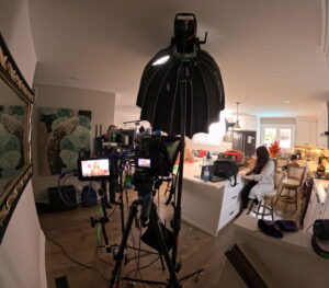 Television video production on site in Toronto by Genie Lamp Studios.