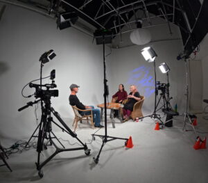 Bigfoot Mike Paterson interviewed by Contact TV. Interview video production recording services by Genie Lamp Studios Markham.